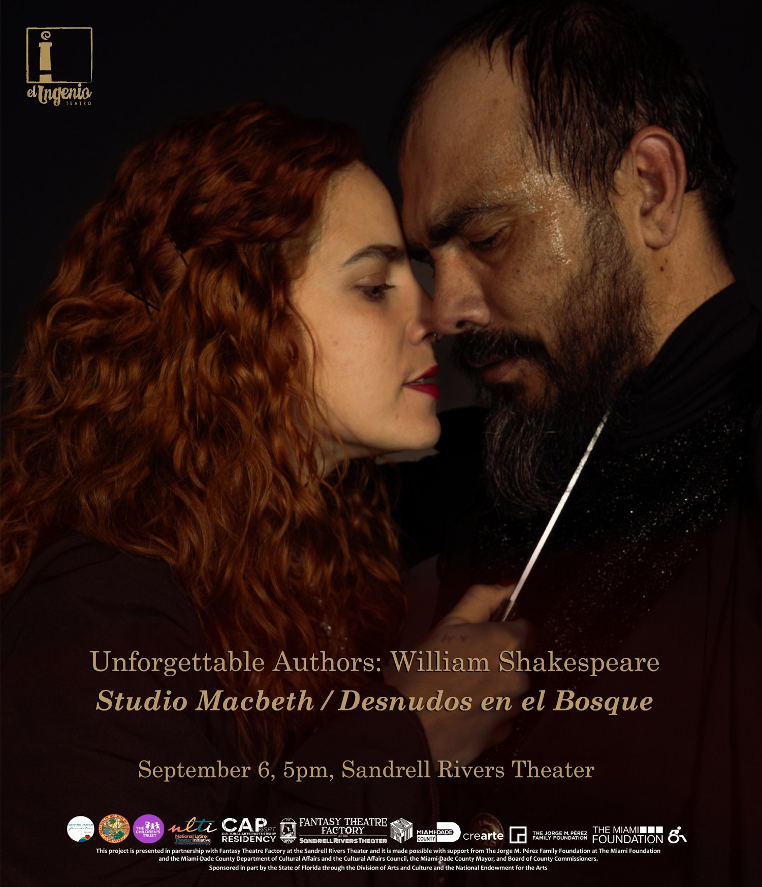 Macbeth y Lady Macbeth en Studio Macbeth / Desnudos en el Bosque, dirigida por Lilliam Vega